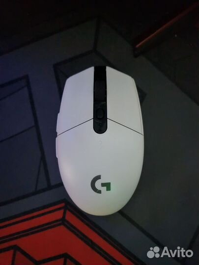 Мышка logitech беспроводная g304 белая