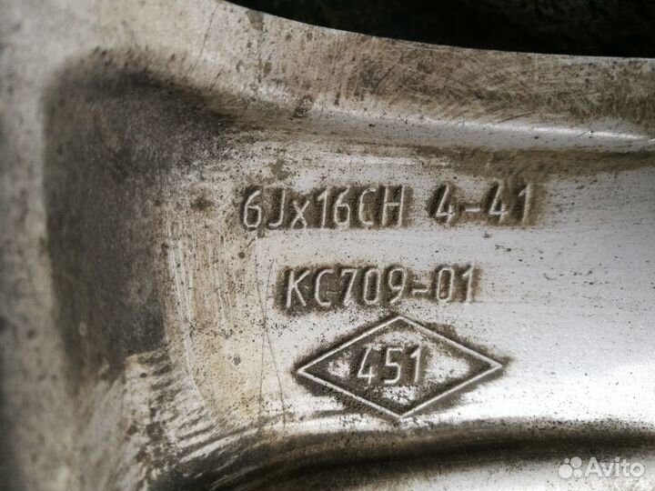 Диски R 16 Renault. LADA. Поштучно