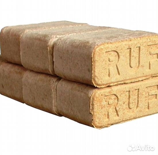 Брикет топливный RUF пыль береза