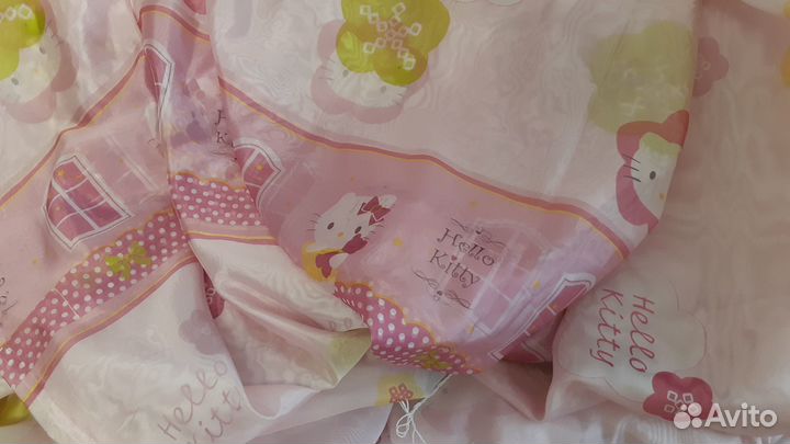 Шторы Hello Kitty, органза