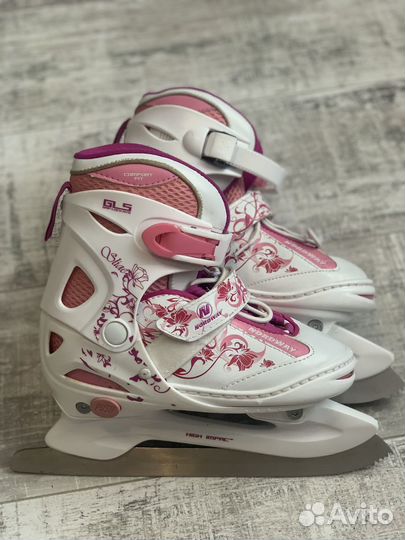 Коньки детские раздвижные 34 37