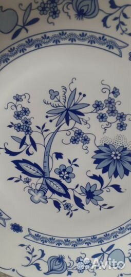 Фарфор Германия синий лук