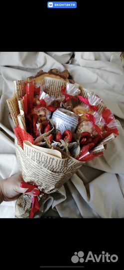 Мужской съедобный букет