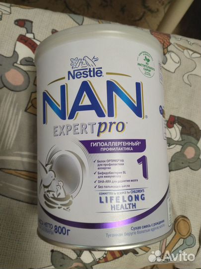 Детское питание смесь NAN