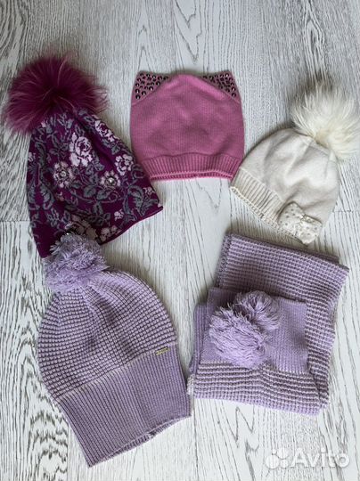 Шапка для девочки noble people L 54-58 б/у