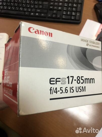Объектив canon EF-S 17-85mm 1:4-5.6 IS USM