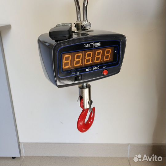 Легкие крановые весы 1 тн. Поверка, гарантия, пду