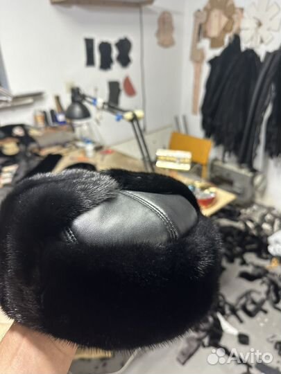 Меховая мужская шапка