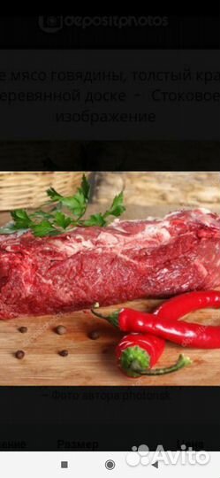 Продам мясо говядина
