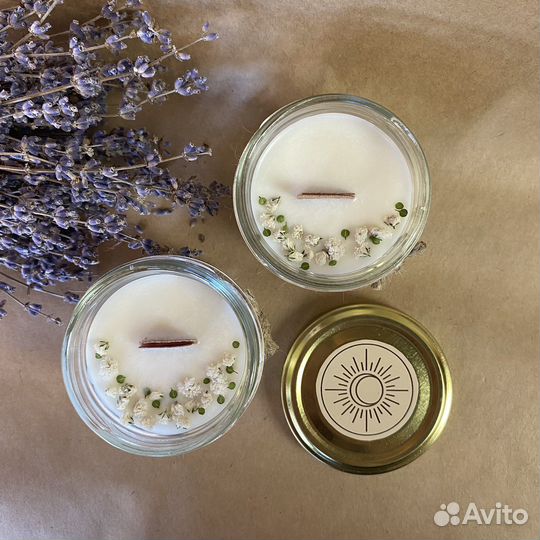 Ароматические свечи из натурального воска
