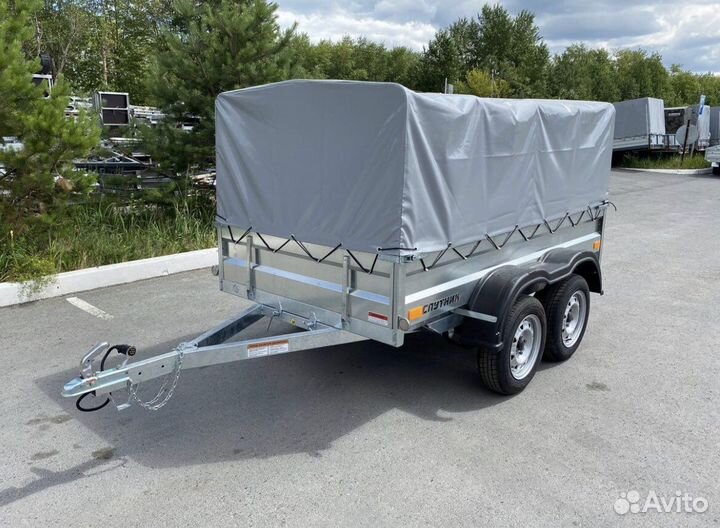 Прицеп Спутник Дв. 2,5х1,3х1,0м с подрамником