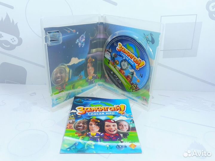 PS3 Зажигай Спасая мир для PlayStation Move б/у