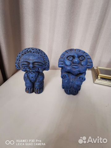 Парные тотемные статуэтки для спальни