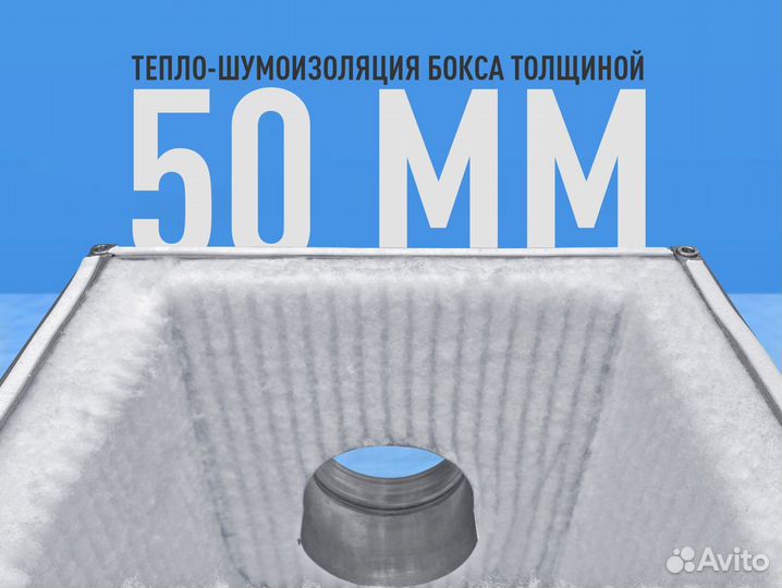 Шумоглушитель 125 мм. Бесшумный вентилятор