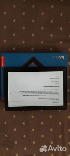 Планшет lenovo tab 4