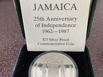 Коллекционная монета Ямайка, серебро