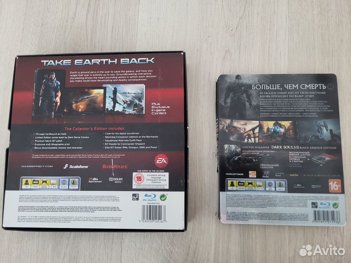Игровые диски для ps3 Mass effects 3 N7,DarkSouls2