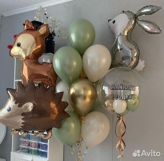 Воздушные шары на выписку