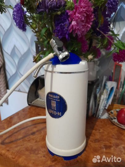 Фильтр для воды с краном арго-М. Заправили
