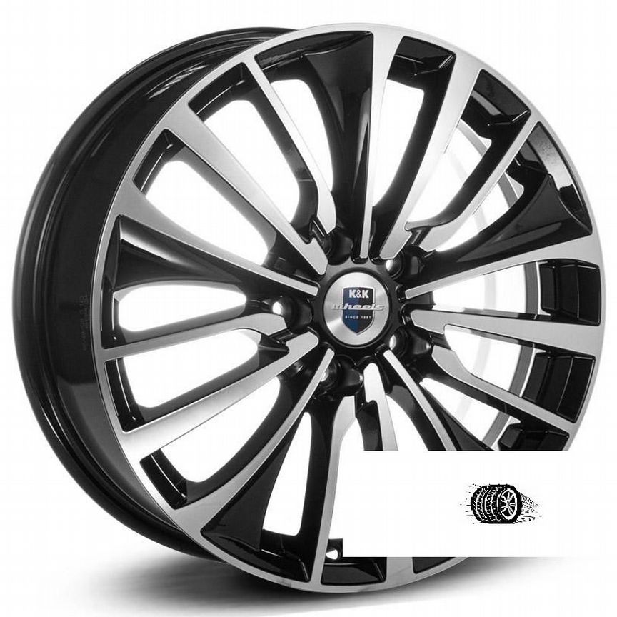 Литые диски K&K 6.5×R17 4×100