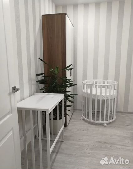 Кроватка овальная, круглая трансформер