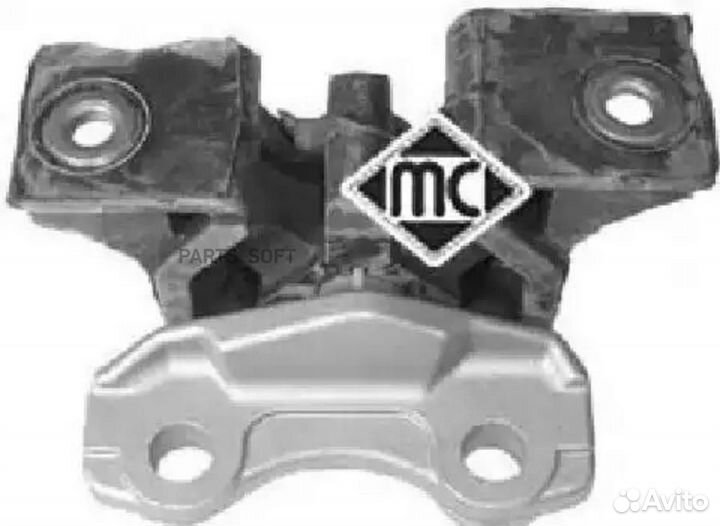 Metalcaucho 04686 Опора двигателя OPL comero/corsa