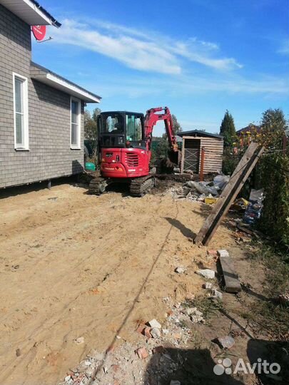 Услуги мини экскаватора