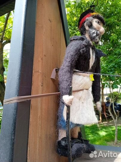 Кукла.Новые.Авторская ручная работашерстьвышлю и