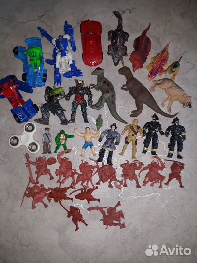 Игрушки Солдаты Динозавры Машины