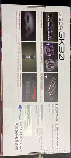 Игровая клавиатура vigor GK30