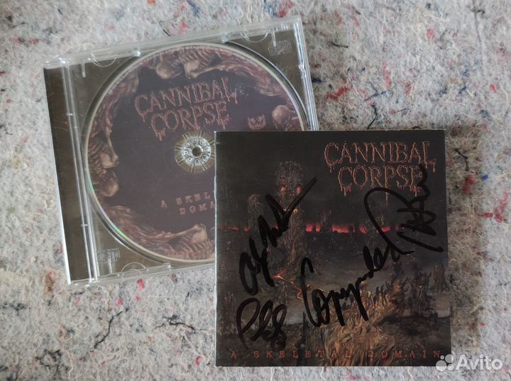 CD Cannibal Corpse и Rotting Christ с автографами