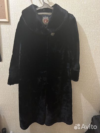Новая мутоновая шуба 48 размер