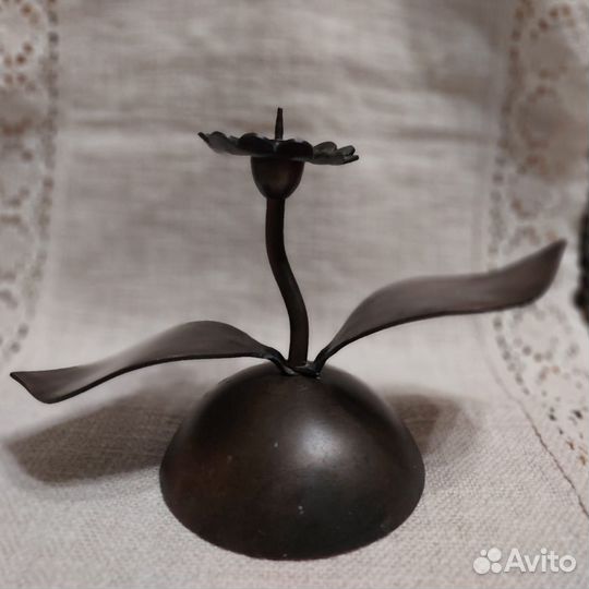 Подсвечник винтаж медный сплав СССР