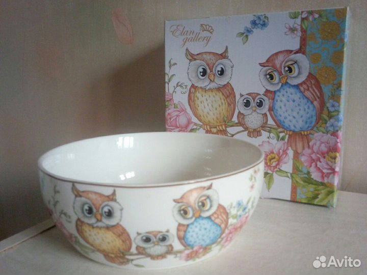 Салатник фарфоровый большой