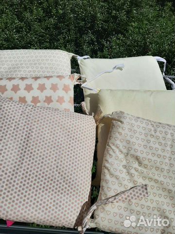 Бортики-подушки в кроватку