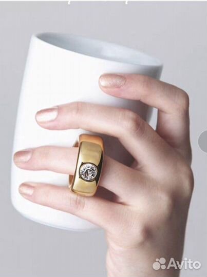 Кружка с ручкой кольцом