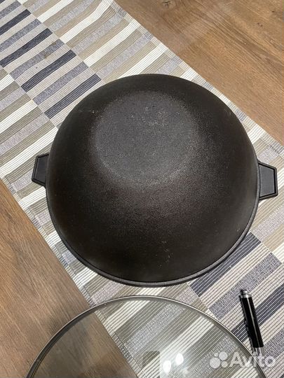 Казан чугунный 5 литров с крышкой