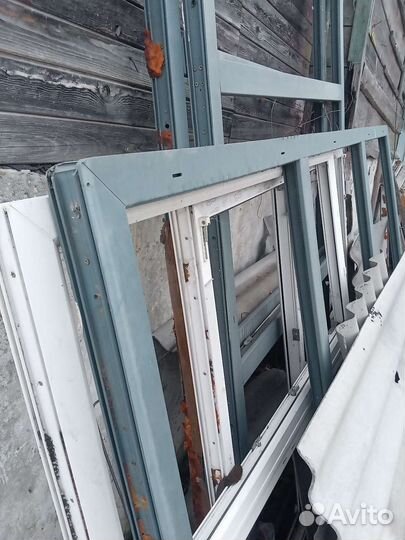 Окна пластиковые бу, деревянные под пластик