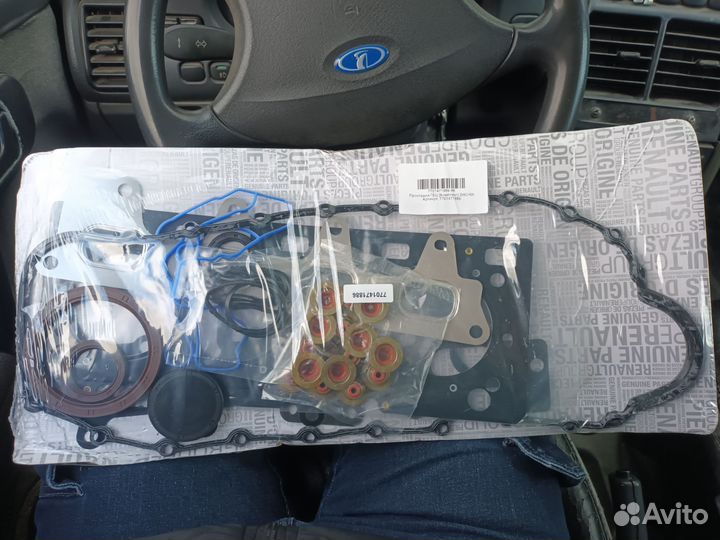 Набор прокладок двигателя renault к 16м