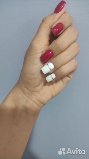 Комбинированный маникюр, мужской маникюр