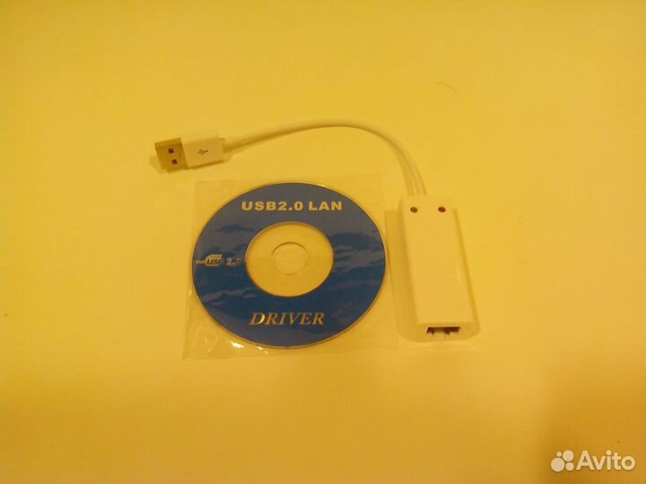 USB - LAN 100Mbps Ethernet сетевой адаптер + 3USB