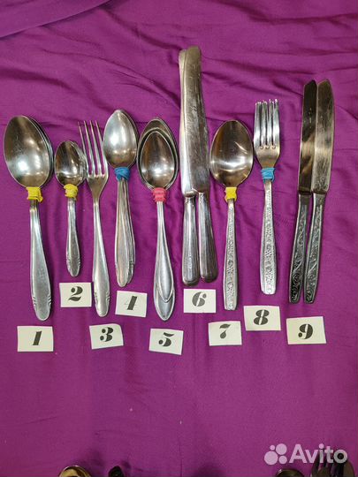 Столовые приборы СССР
