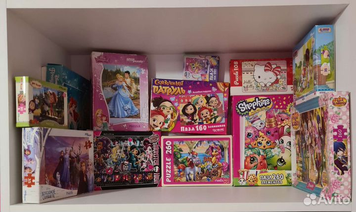 Пазлы для девочек