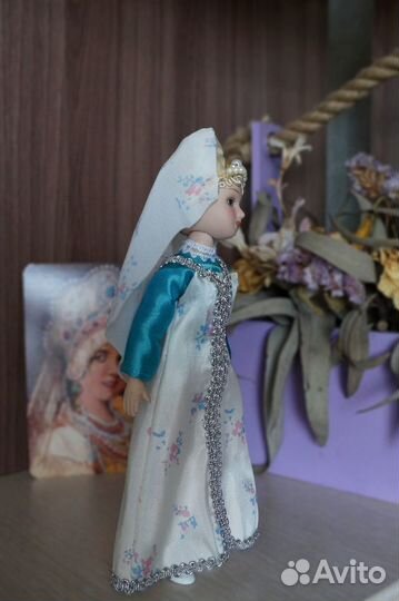 Кукла в свадебном костюме Псковской губернии