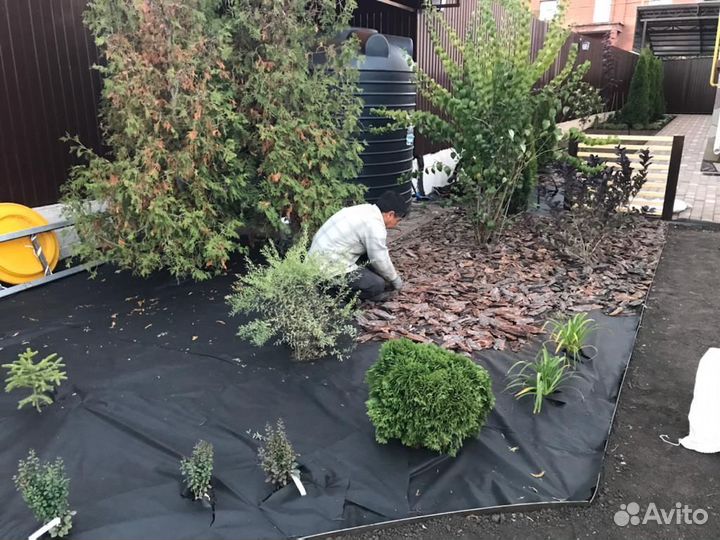 Укрывной материал спанбонд черный