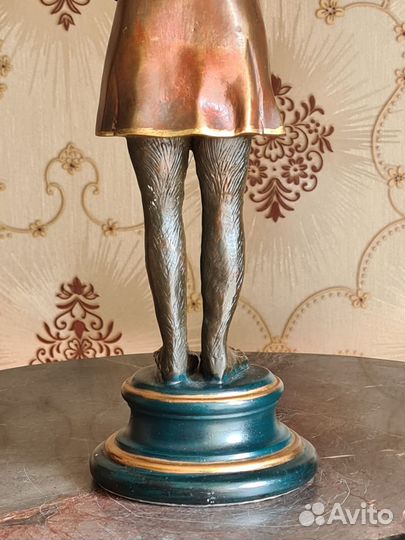 Подсвечники, пара, окрашенная бронза, Австрия