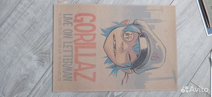 Плакаты постеры gorillaz