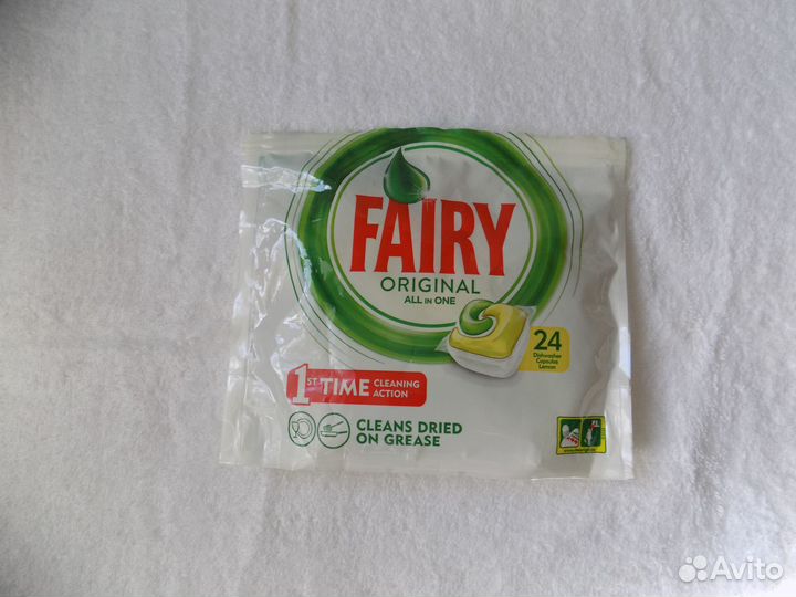 Fairy original капсулы для посудомойки