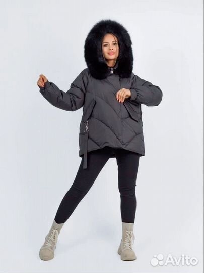 Пуховик зимний женский