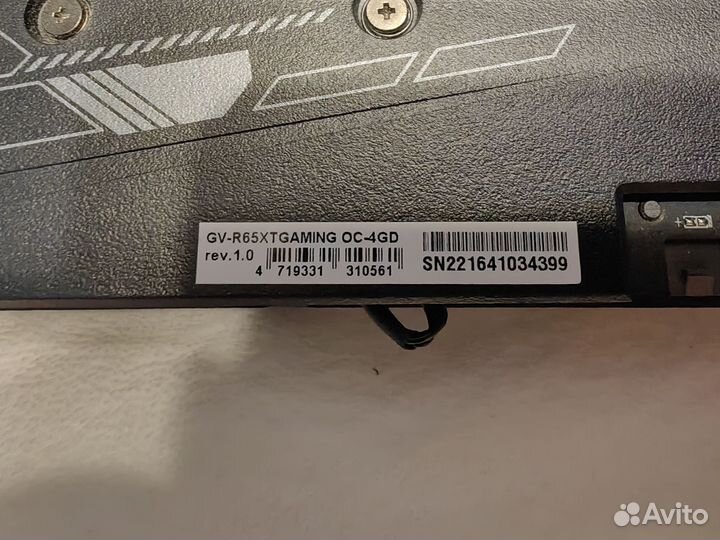 Видеокарта AMD Radeon RX 6500 XT Gigabyte 4Gb